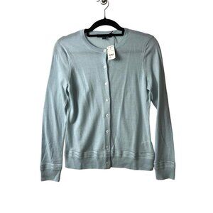 Brooks‎ brothers wool button up blue cardigan women’s smal NWT